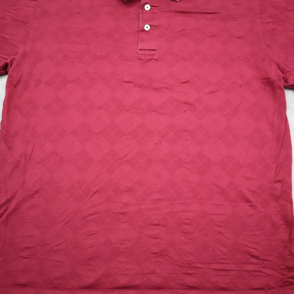Polo Golf Ralph Lauren Shirt Mens M Red Wine Short Sleeve Classic